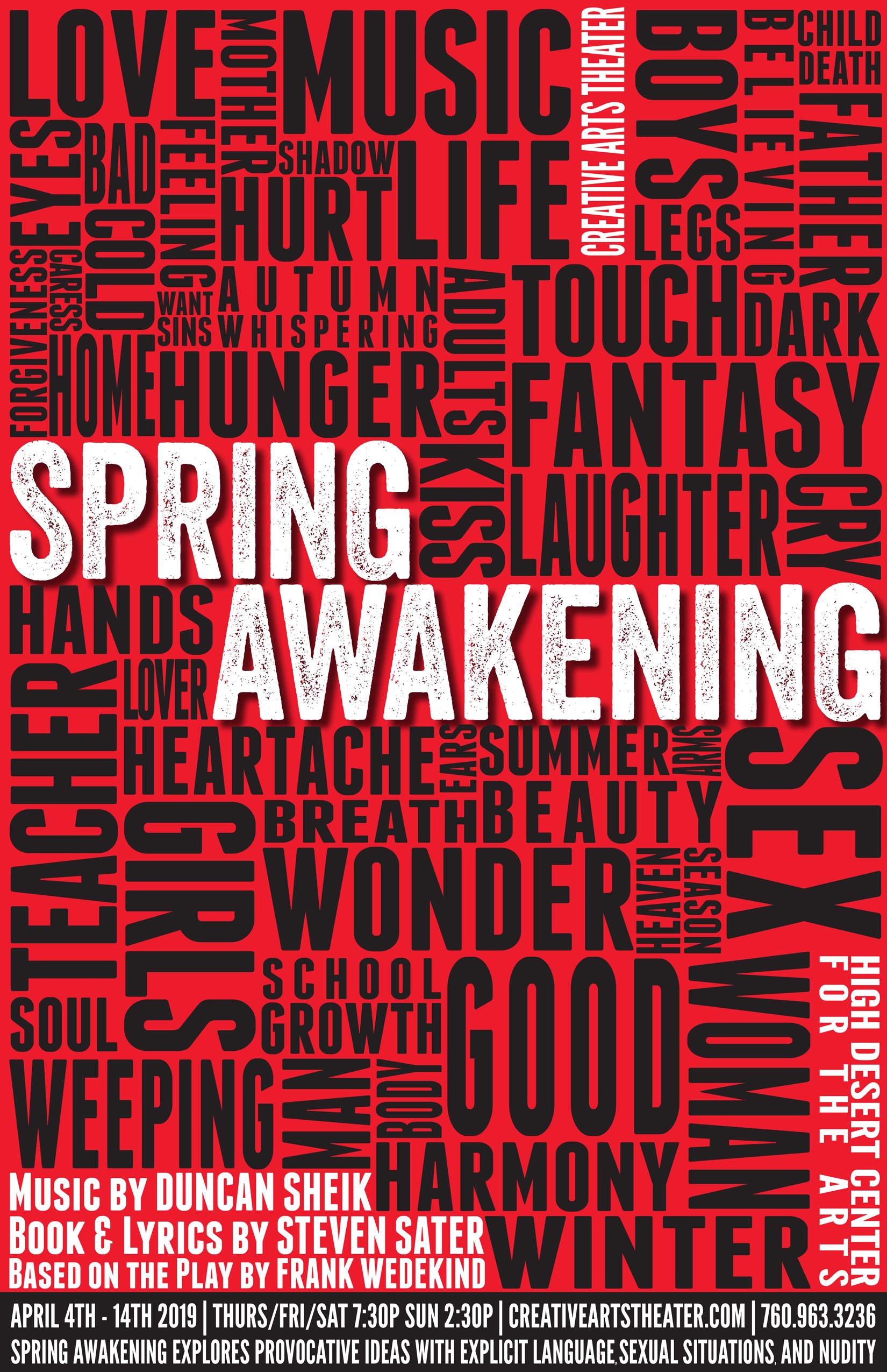 Spring Awakening – April 4th – 14th 2019